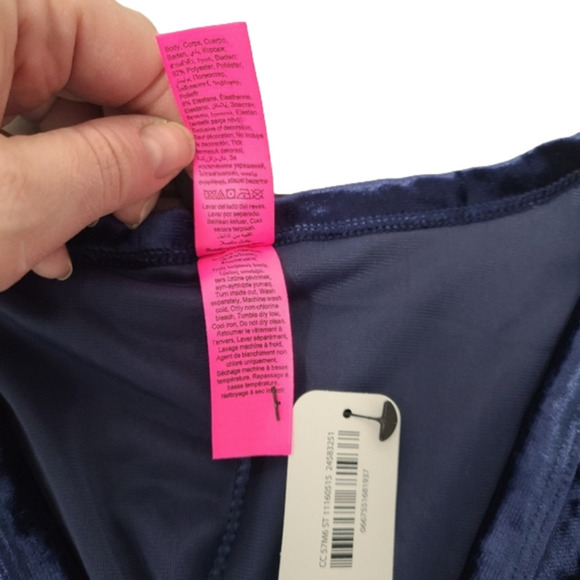 VELVET blue La Senza romper - Brand new with tags - Size Medium - Lingerie - Picture 4 of 5